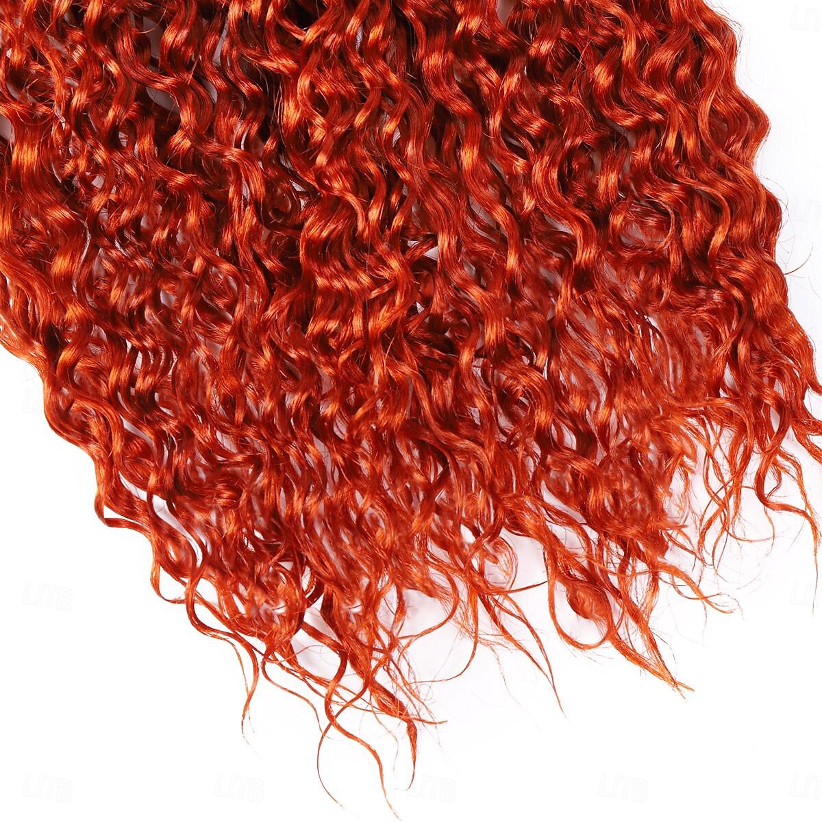 Extensions de cheveux humains orange en vrac, cheveux ondulés profonds, 1 lot de 2025 ? $71.99 –P3