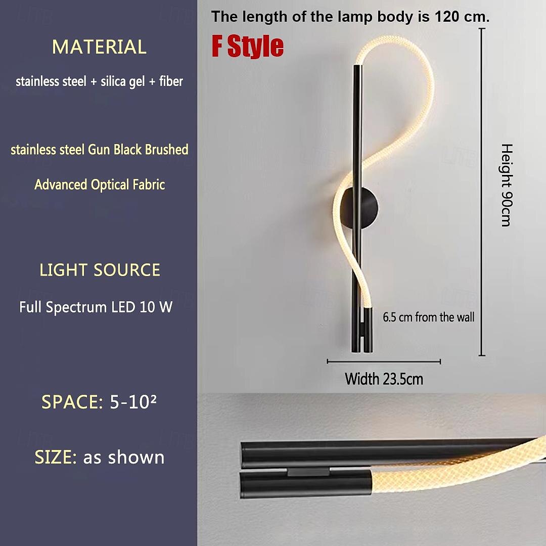 Led Silicone Wall Lamp Woven Texture Pure Silicone 360-Degree Light Interior Decoration Wall Lamp DIY Modeling Wall Lamp Suitable for Bedroom Study Living Room Asle 3000K Warm White 2025 - $82.99 –P6