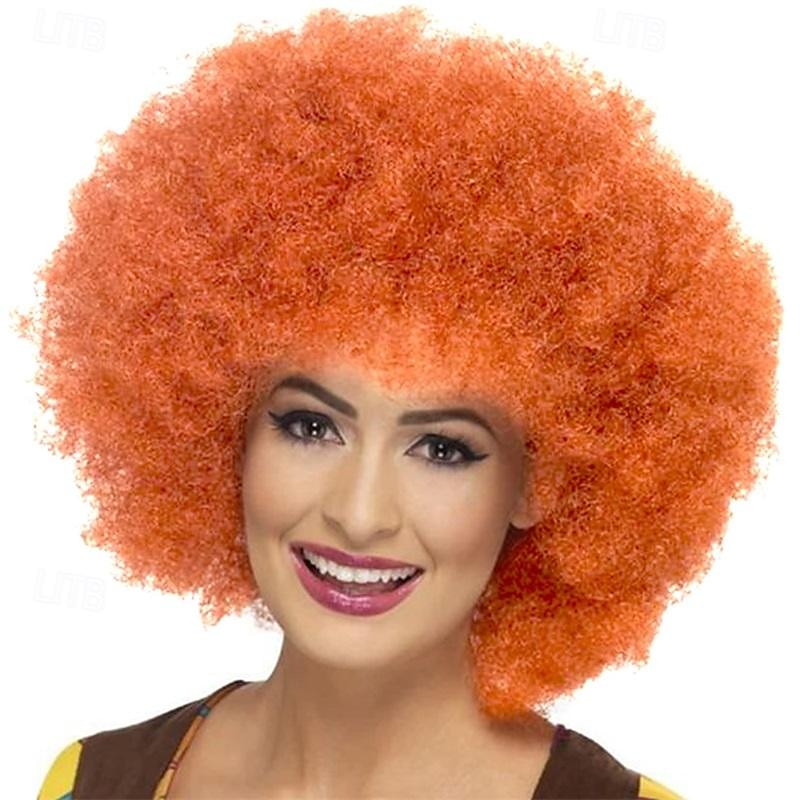 פאות אפרו לנשים שחורות פאת אפרו קצרה בשנות ה-70 פאת אפרו דיסקו נפוחה לנשים פאת מסולסלת באורך 10 אינצ' מראה טבעי פאה סינתטית יומית פאות ליל כל הקדושים 2025 - $19.49 –P11