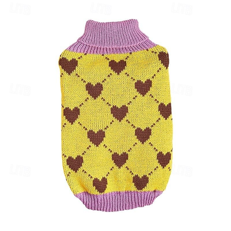Hunder Katter Gensere Jumper søt stil Fritid Vinter Varm Pustende Myk Vaskbar Bekvem utendørs Fritid / hverdag Hundeklær for Bichon Frisé Pommeran ungt kjæledyr Sommerfugl Small 2025 - $26.99 –P3