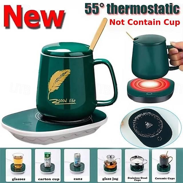 Usb Heating Weight Sensor 55° Winter Electric Coffee Mug Cup Warmer Heater Pad Coaster USB for Home Office Milk Tea Cup Table Decoration 2025 - $15.99 –P1