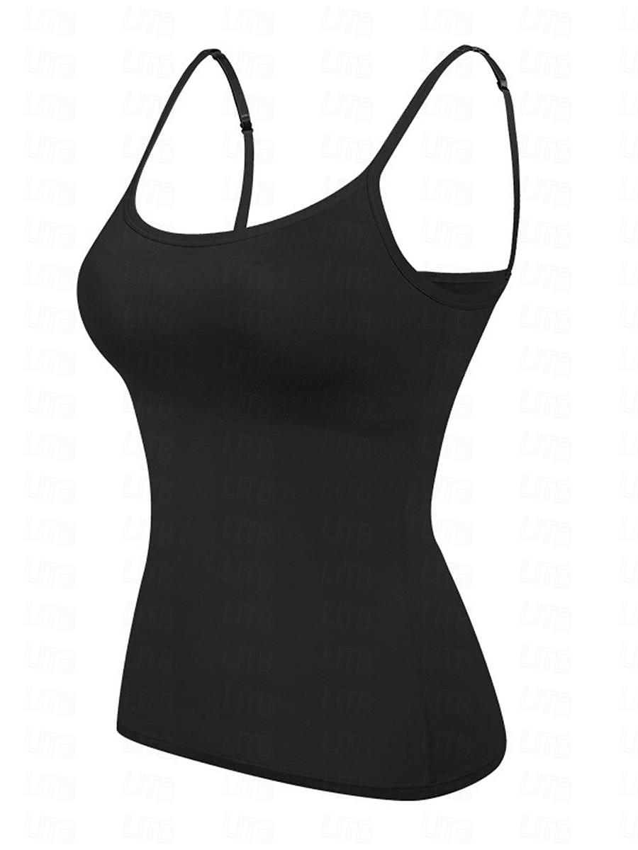 Women's Pajamas Top Pure Color Simple Comfort Daily Rayon Breathable Straps Sleeveless Strap Top Backless Chest pads Summer Spring Home Outfits 2025 - $14.49 –P17