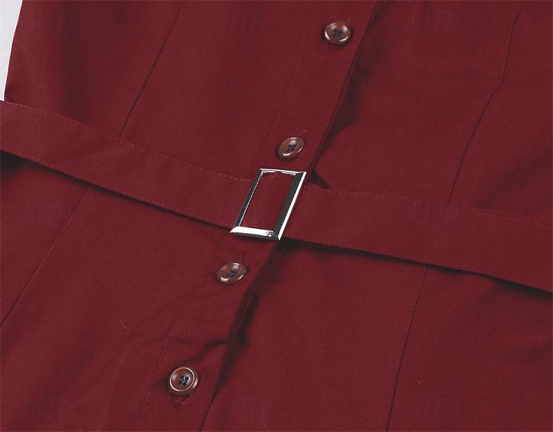 Retro 50. léta Vintage šaty Koktejlky Houpací šaty Flare šaty Maškarní kostým Dámské Plesová maškaráda Večírek loučení se svobodou nevěsty Dospělé Šaty Šaty pro návrat domů 2025 - $34.99 –P13