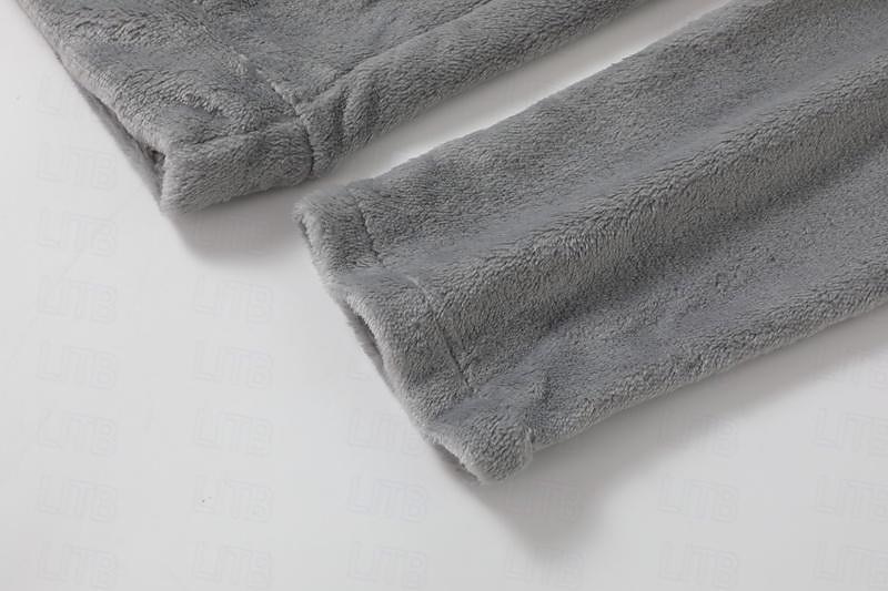 tuta da casa da donna set 2 pezzi animale gatto caldo peluche comfort casa strada quotidiano pile felpa con cappuccio manica lunga felpa con cappuccio pantaloncini elastico in vita fa casa abiti del 2025 a $25.99 –P10