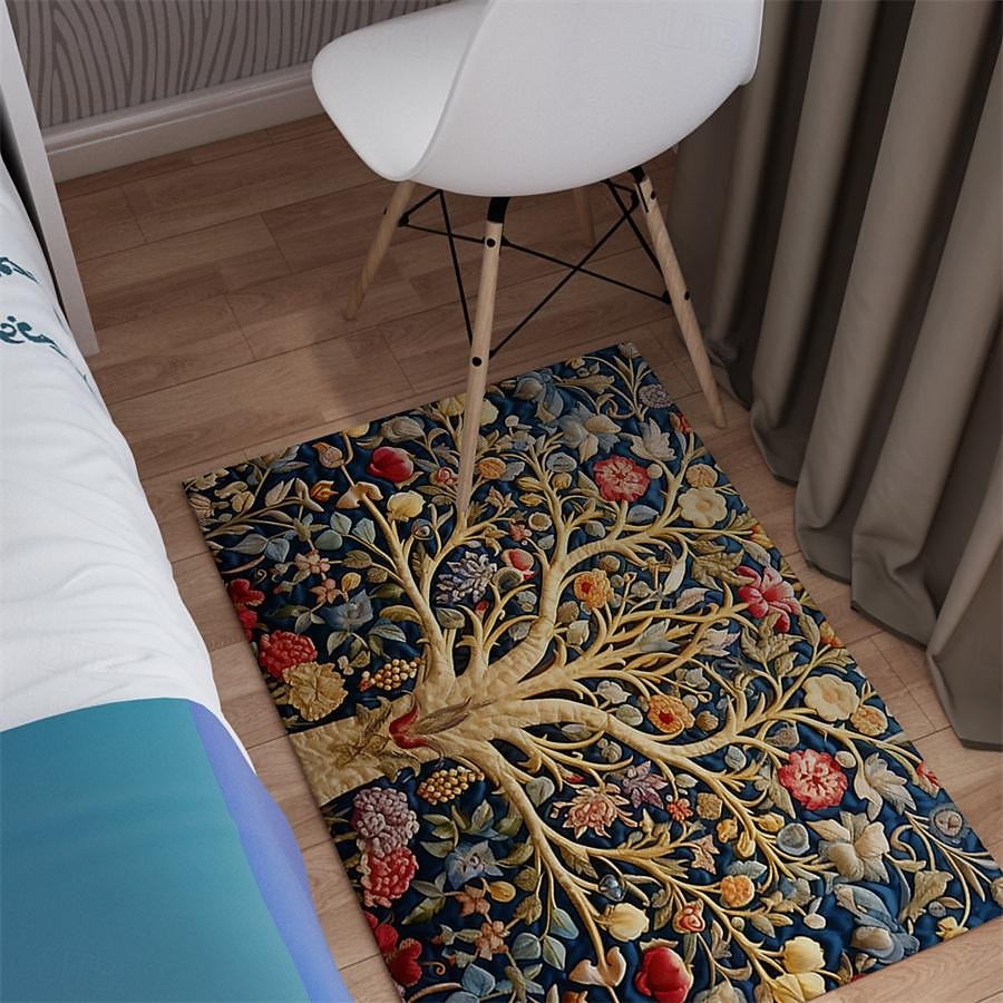 Tree of Life Vintage Area Rug Kitchen Mat Non-Slip Oil Proof Floor Mat Livingroom Rug Indoor Outdoor Mat Bedroom Decor Bathroom Mat Entrance Rug Door Mat 2026 - $17.49 –P12