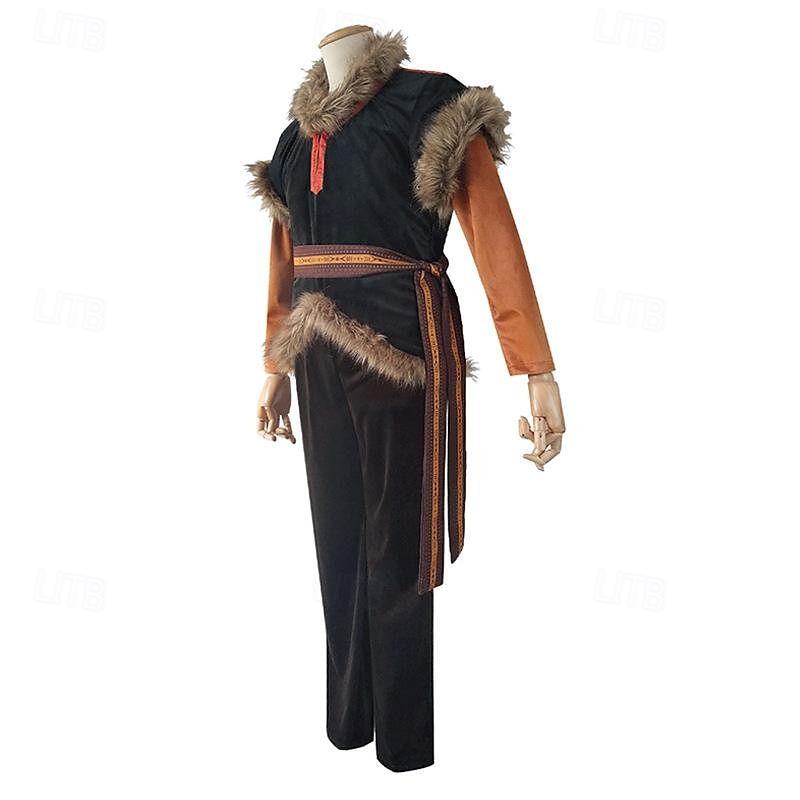Frost Kristoff Björkman Cosplay-kostym Kläder Cosplay kostym Film-cosplay for Herr Vuxna Maskerad 2025 - $95.99 –P2