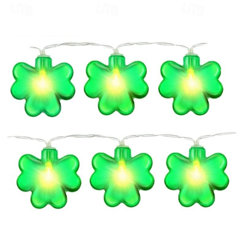 Irish St. Patrick's Day Clover Colored String Lights Outdoor Camping Decorative String Lights 2025 - $15.99 –P8