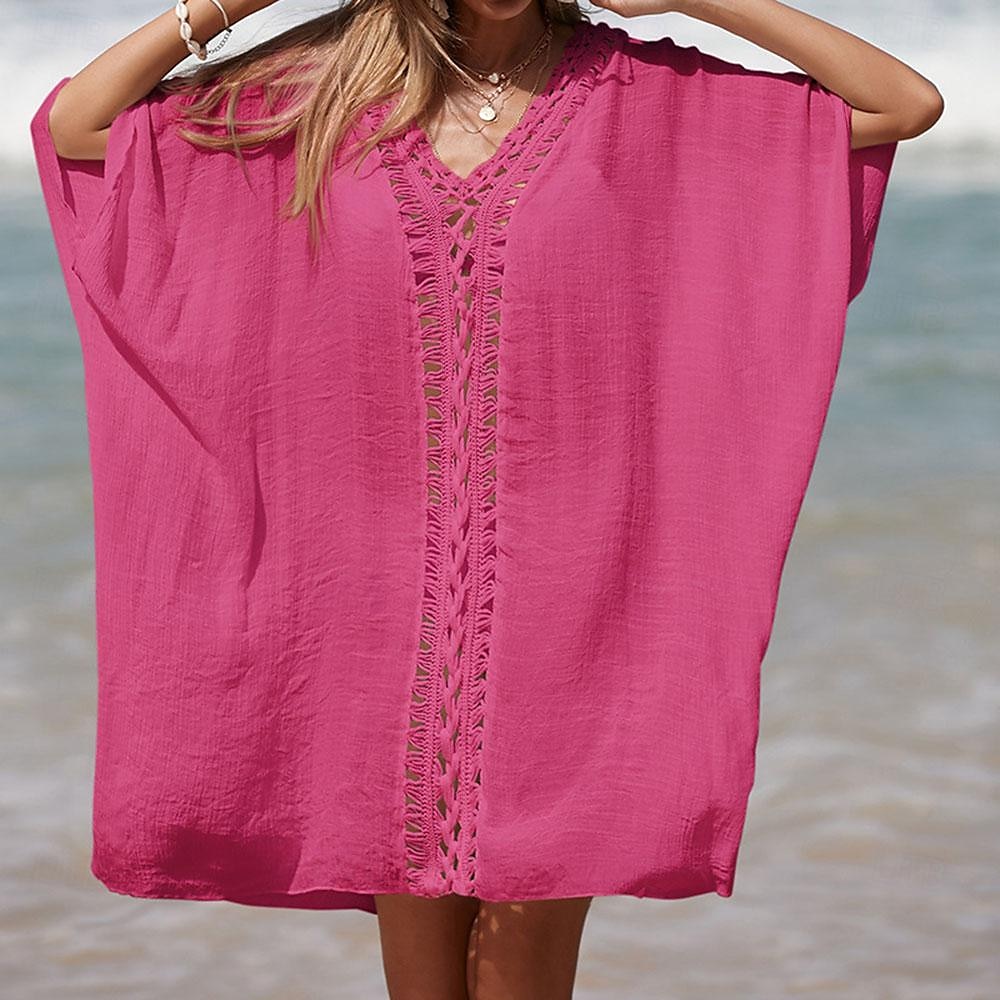 Robe de plage pour femmes avec découpe vêtements de vacances sans manches couleur noire blanche bleue de 2025 ? $25.99 –P3