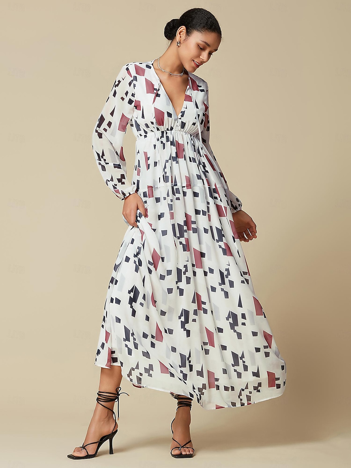 sifon geometrikus v nyakú maxiruha 2025 - $124.99 –P5