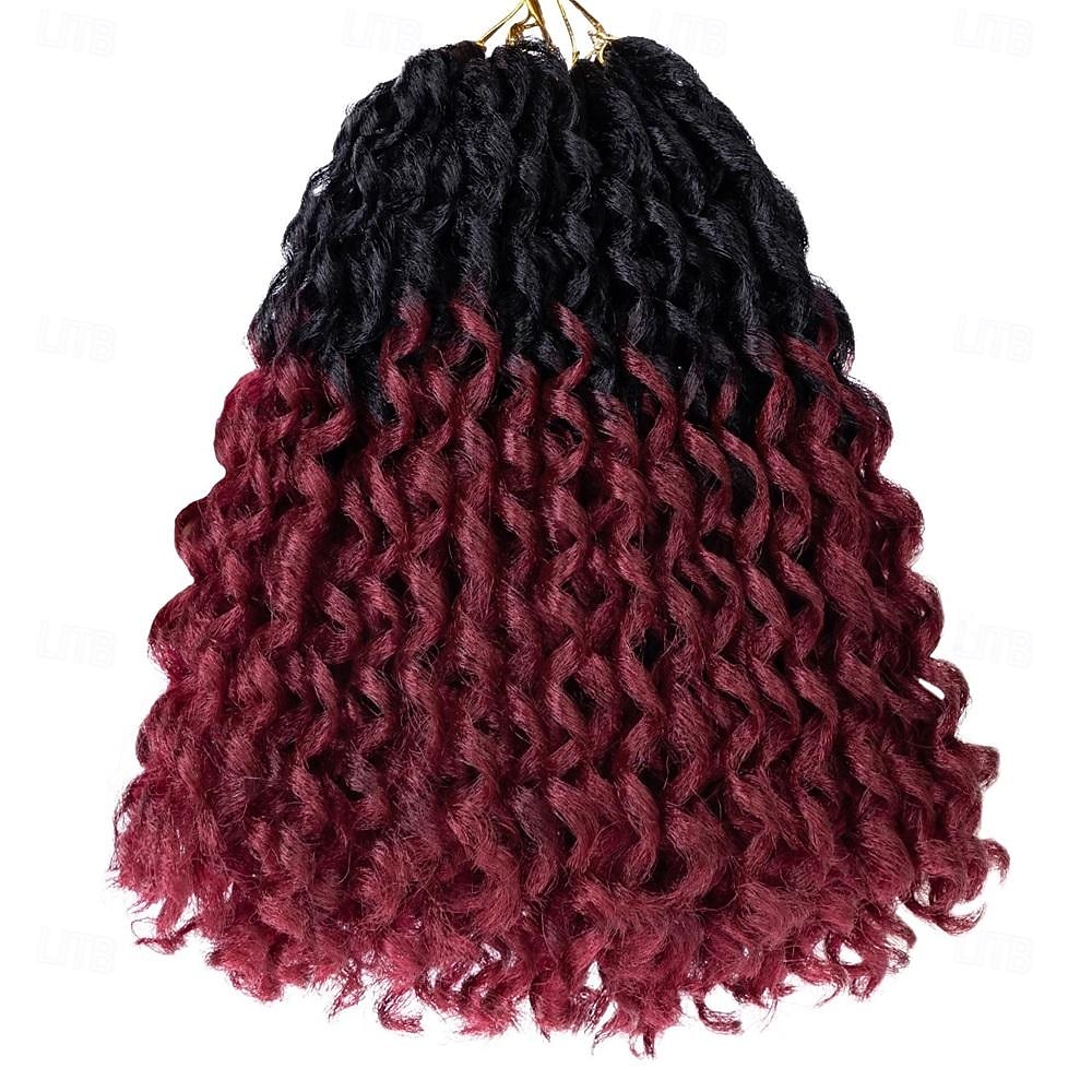 Păr croșetat cu dreadlock moale de 10 inch Extensii de dreadlock cu 160 de fire Pachet de 8 păr croșetat creț moale cu capete ondulate cu undă de apă păr croșetat dreadlock locs păr croșetat pentru 2026 - $40.99 –P10