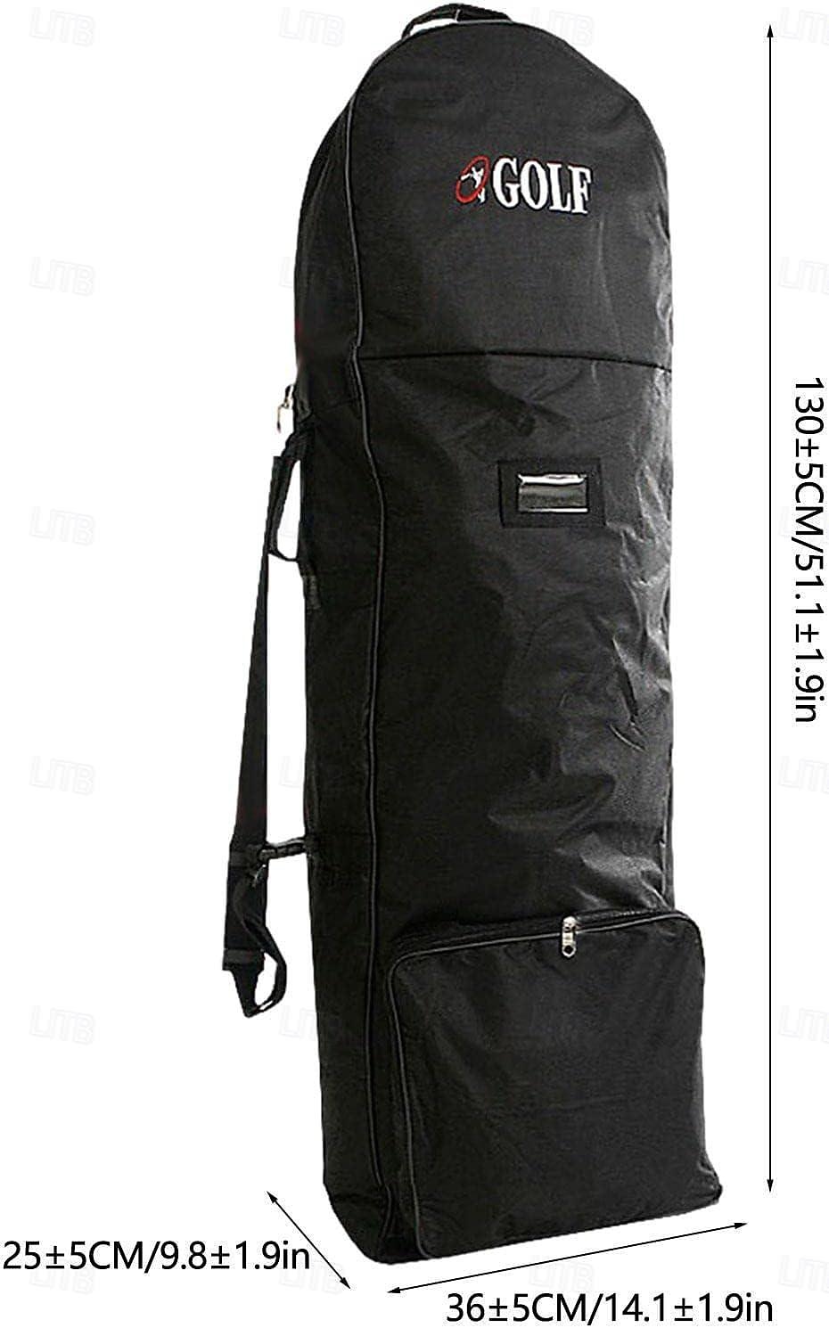 Bolsa de viagem para golfe com rodas, resistente, capa de viagem para clube de golfe, alça ajustável, tamanho universal para companhias aéreas, bolsa de aviação de golfe de 2025 por $44.99 –P4