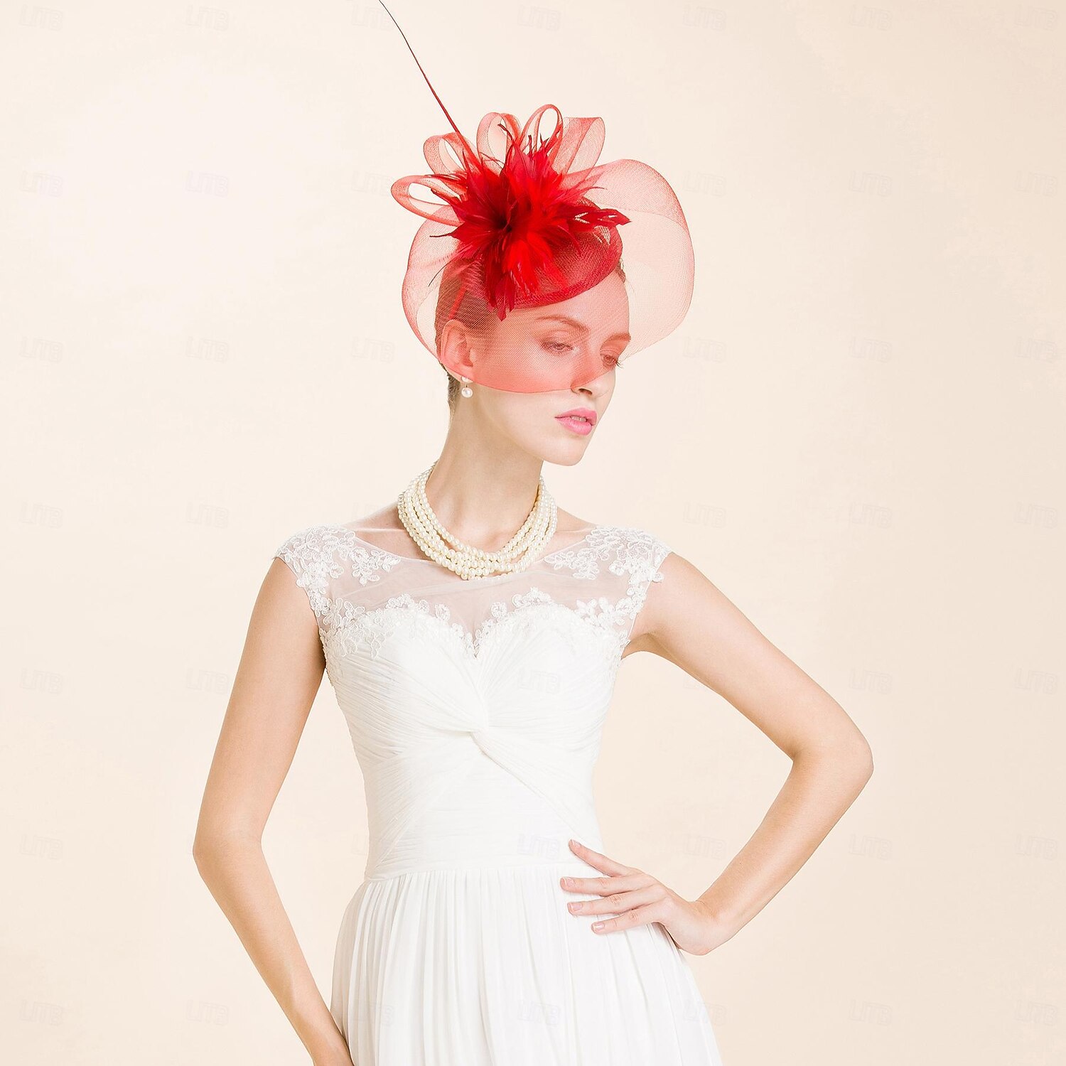 Hats Tulle Sinamay Saucer Hat Top Hat Wedding Cocktail Elegant Wedding With Feather Headpiece Headwear 2026 - $34.99 –P8