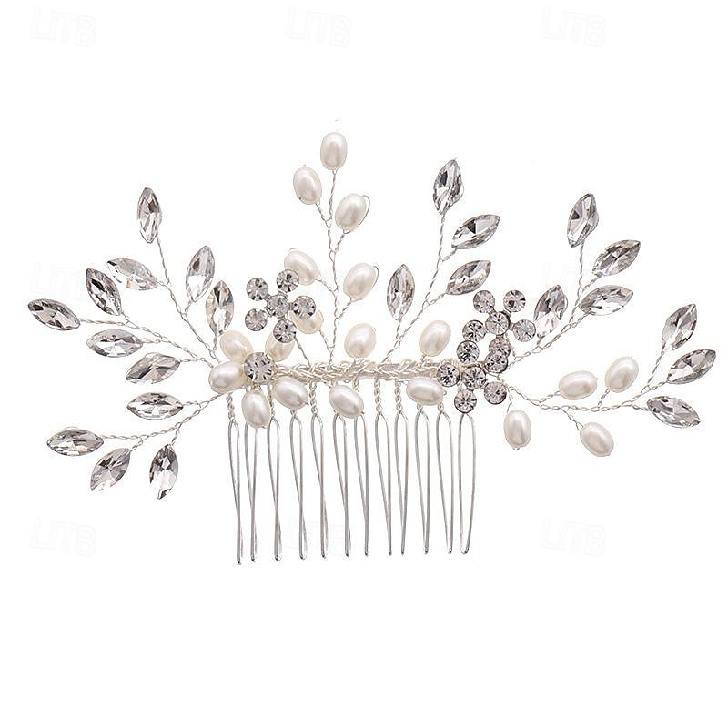 Crystal Flower Bridal Hair Comb, Silver Accents, Wedding Hair Comb, Bridal Comb, Hair Comb For Wedding, Bridal Hair Piece, Hair Accessories 2026 - $9.99 –P14