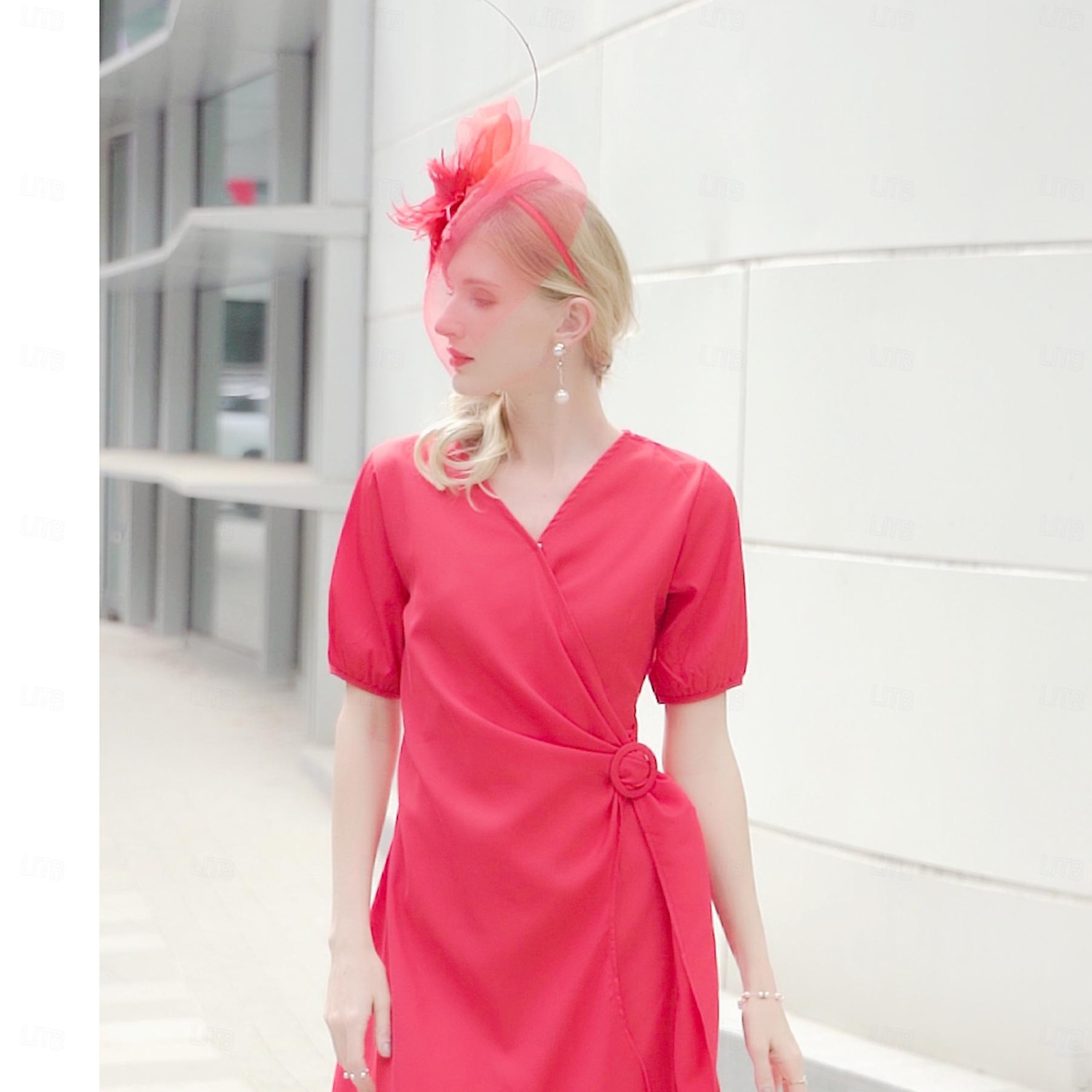 Hats Tulle Sinamay Saucer Hat Top Hat Wedding Cocktail Elegant Wedding With Feather Headpiece Headwear 2026 - $34.99 –P7