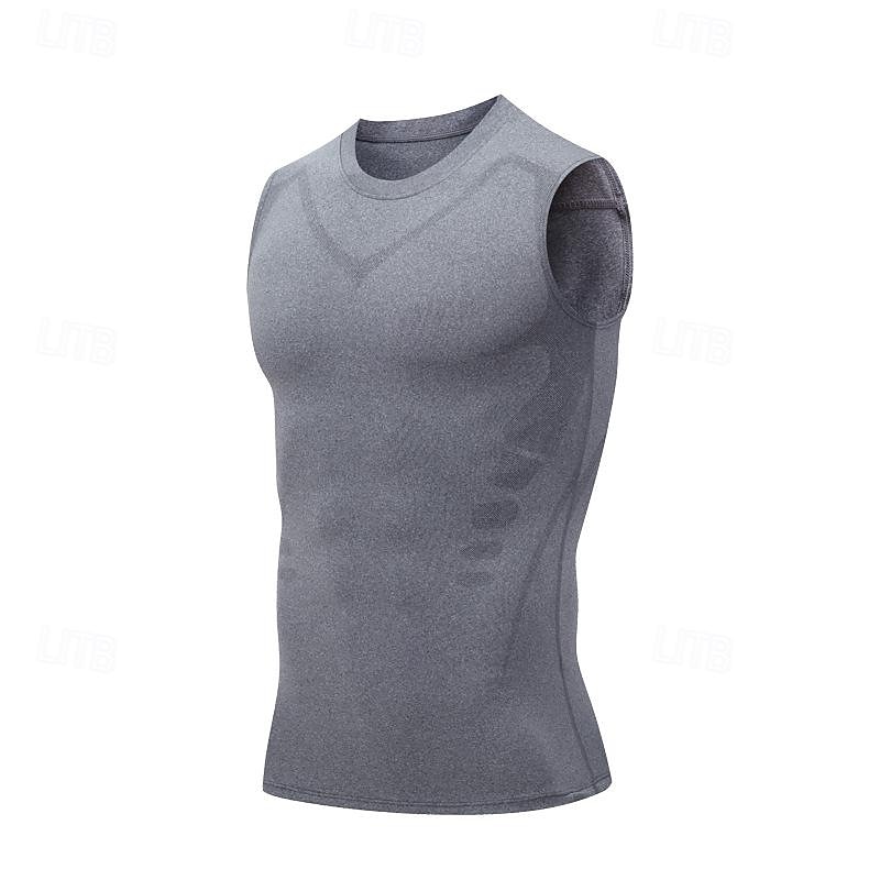 Pánské Bez rukávů Fitness Tank Nádrž Tílka Tričkový Bez rukávů Posilovna Sport Běžné / Denní Prodyšné Měkké Barevné bloky Vodní modrá Světle šedá Sportovní oděvy Polyester Módní Základní 2026 - $9.49 –P4
