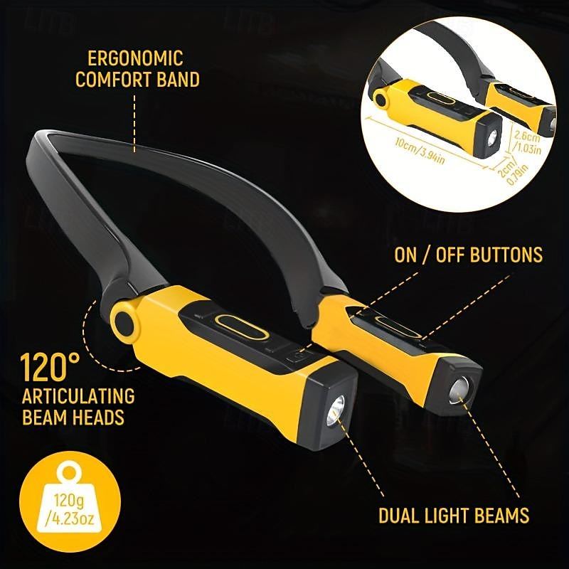 Rechargeable LED Neck Reading BBQ Light 2 Brightness Levels, Perfect For Reading, Knitting, Camping, Repairing 2026 - $23.99 –P3