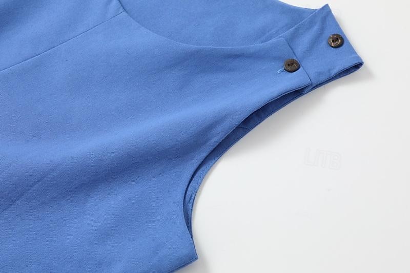 Damen Neckholder-Unterhemd T-Shirt Kleid Weste Streetwear Lässig Tasche Ärmellos Lange Tops U-Ausschnitt Täglich Wochenende Schwarz Weiß Gelb Wein Blau 2025 - $21.99 –P5
