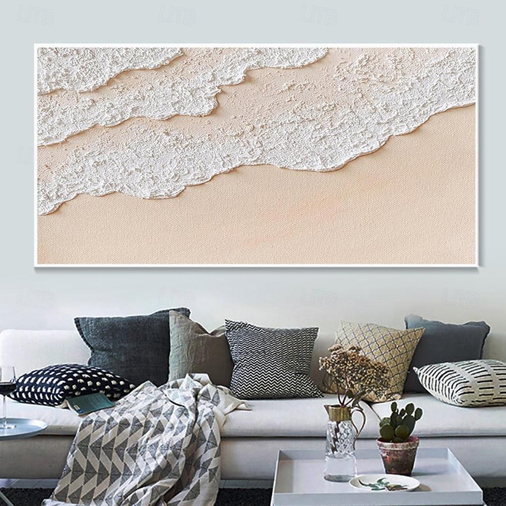peinture à l'huile peinte à la main peintures de mer texturées chaudes faites à la main art océanique moderne peinture sur toile abstraite oeuvre personnalisée cadeaux personnalisés art wabi sabi de 2025 ? $61.99 –P5