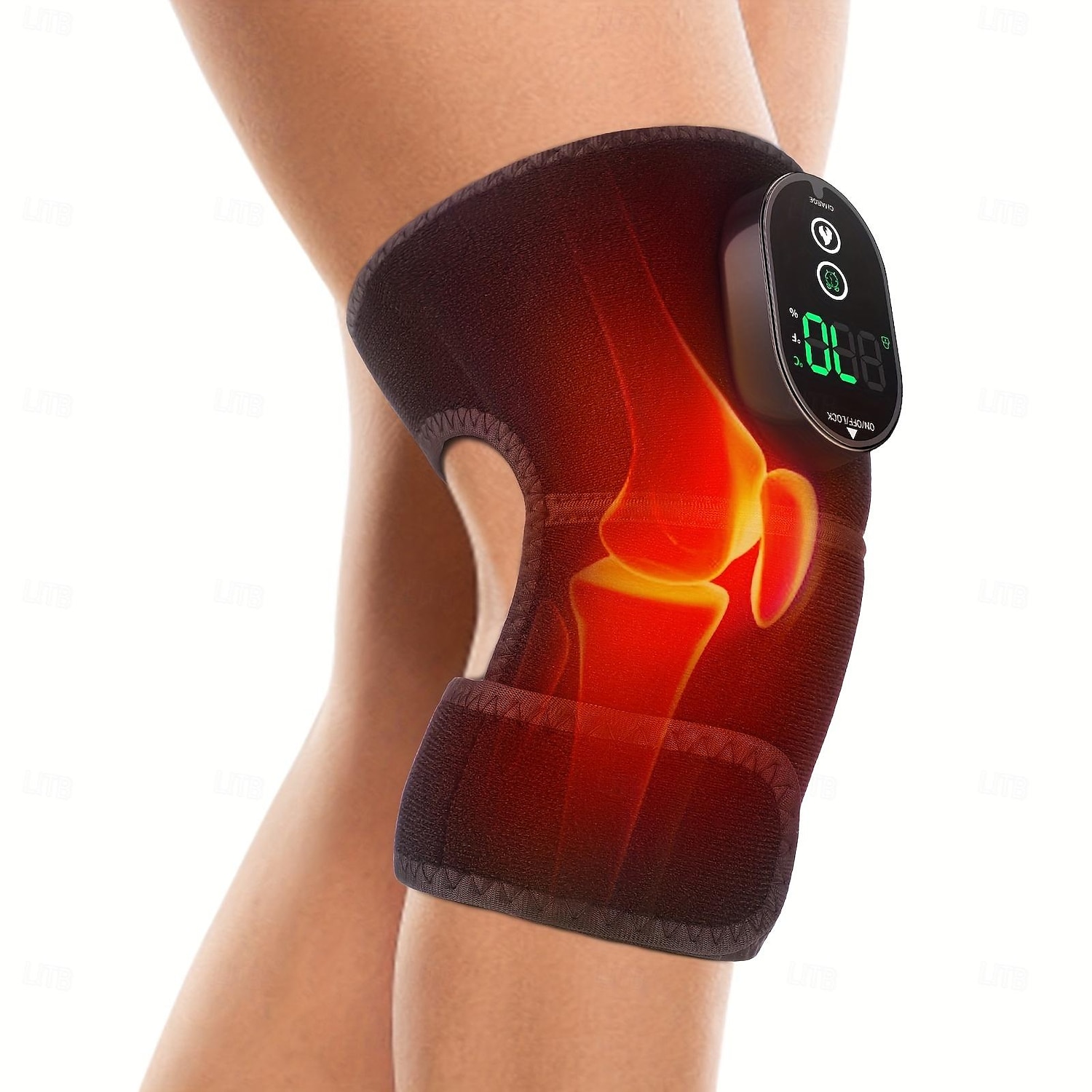 almofada de aquecimento de ombro sem fio com display de temperatura - suporte ajustável para fadiga e alívio da dor para uso doméstico e no escritório de 2025 por $55.99 –P6