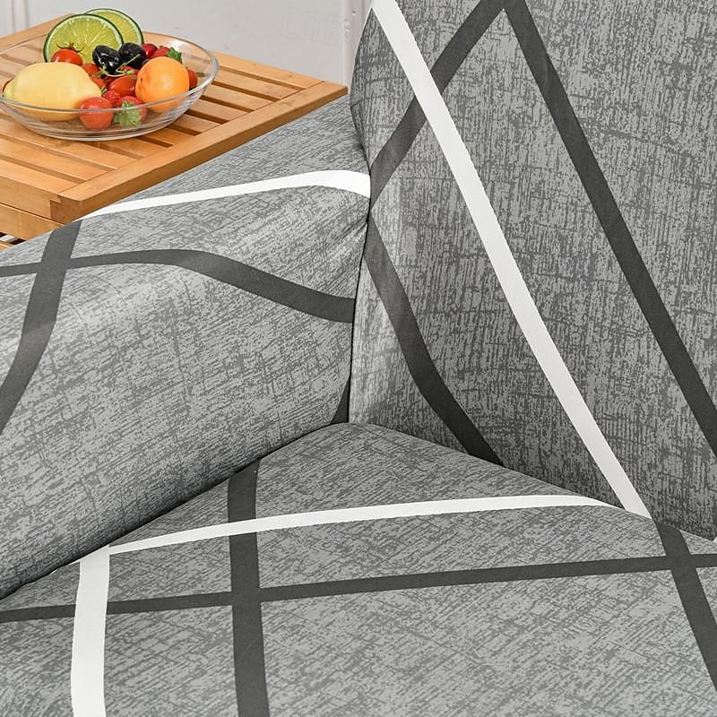 blommigt tryckt sofföverdrag stretch överdrag med kjol, mjukt slitstarkt sofföverdrag 1 st spandex tyg tvättbart möbelskydd passar fåtölj sits/lovesat/soffa/xl soffa/l form soffa 2025 - $27.99 –P9