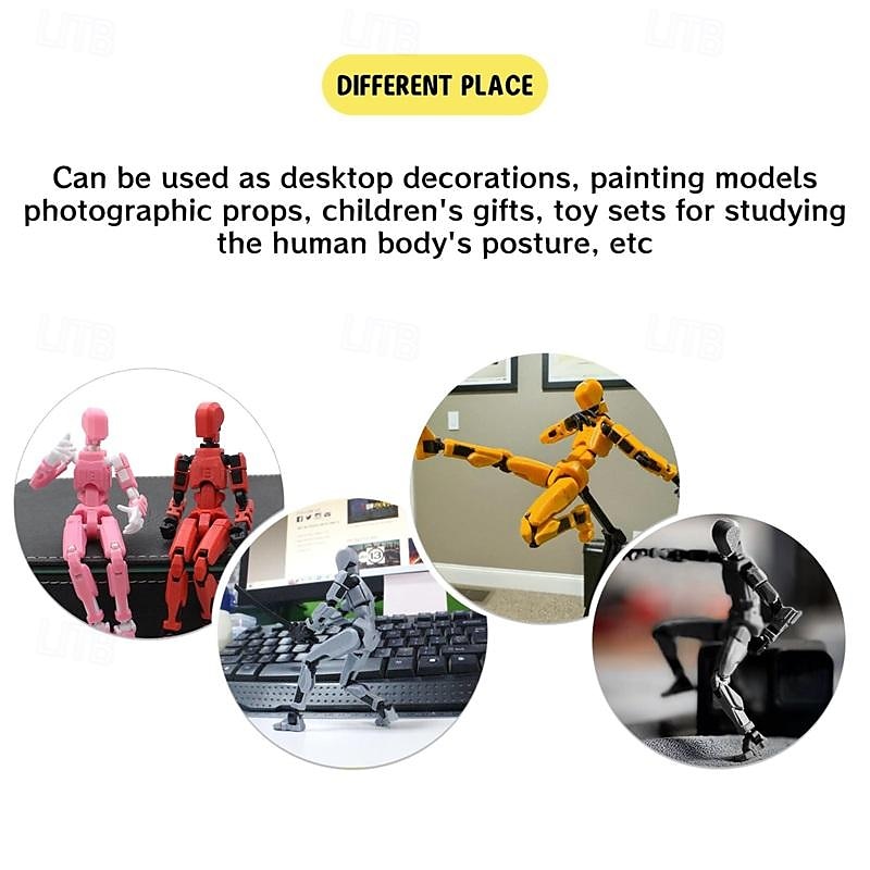 13 Action Figure T13 Action Figure 3D Printed Multi-Jointed Movable Lucky 13 Action Figure Nova 13 Action Figure Dummy 13 Action Figure Valentines Gifts for Him 2025 - $22.99 –P8