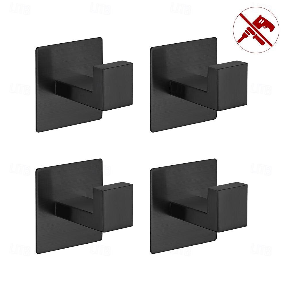 4 bucăți cârlige pentru haine, montate pe perete, cârlige pentru prosoape de baie, oțel inoxidabil 304, pentru bucătărie baie 2025 - $59.99 –P5
