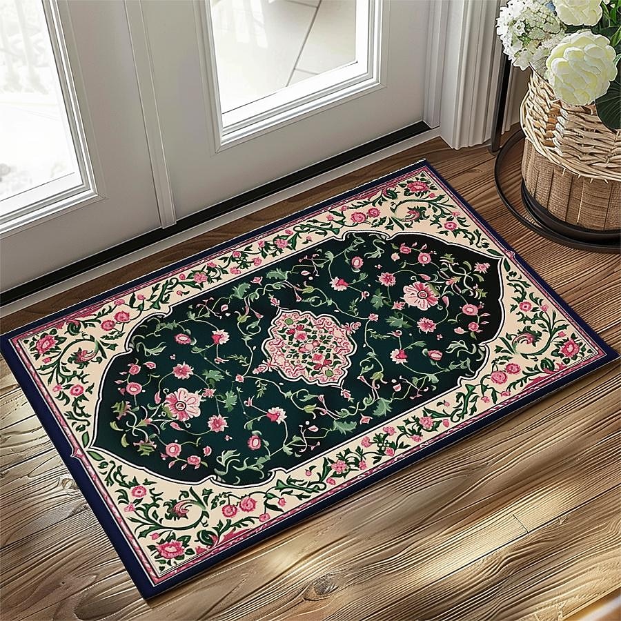 Vintage-Ramadan-Druck, Fußmatte, Fußmatten, waschbare Teppiche, Küchenmatte, rutschfester, ölbeständiger Teppich, Innen- und Außenmatte, Schlafzimmerdekoration, Badezimmermatte, Eingangsteppich 2025 - $16.99 –P10