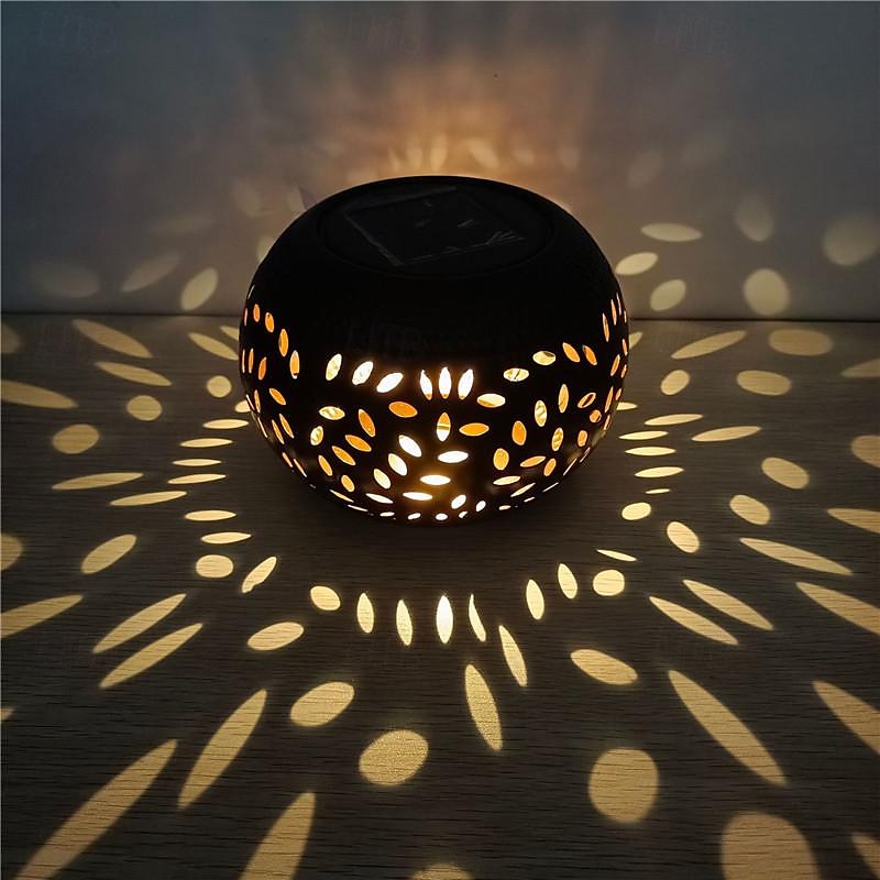 Outdoor Solar Table Garden Lights Dancing Flickering Flame Lamp Retro Metal Lamp For Patio Garden Pathway Yard Decor Lighting 1X 2025 - $32.99 –P7