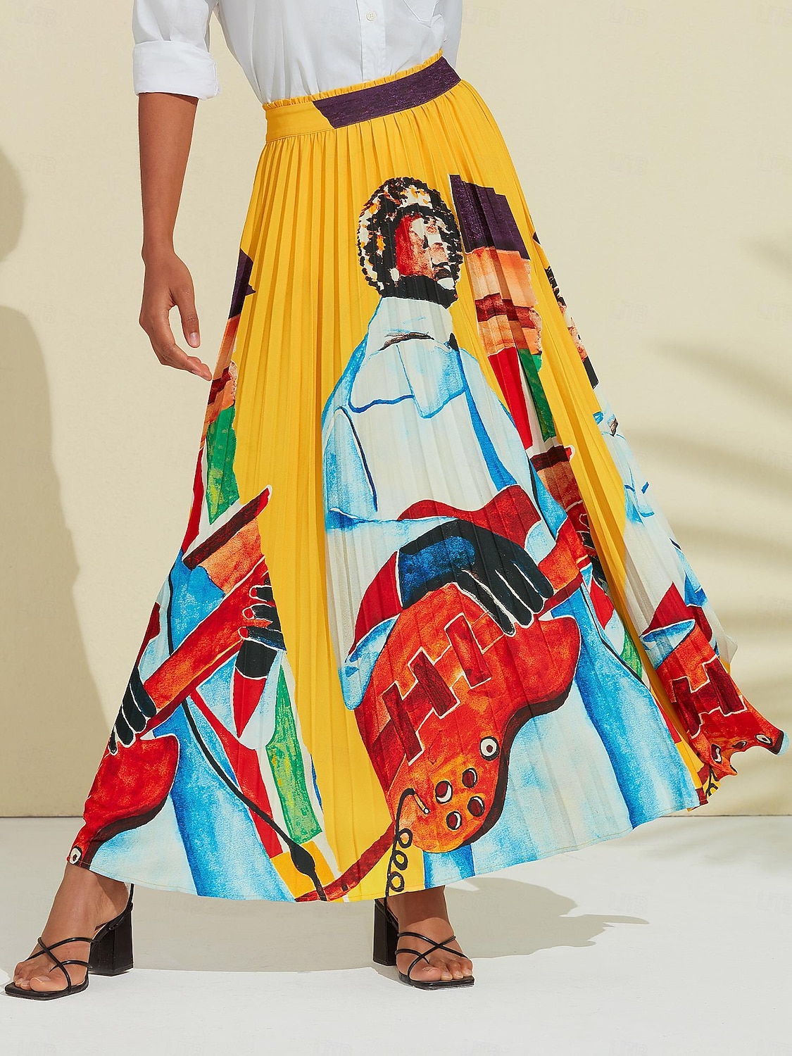 Artistic Print High Beach Skirt 2025 - €61.43 –P1