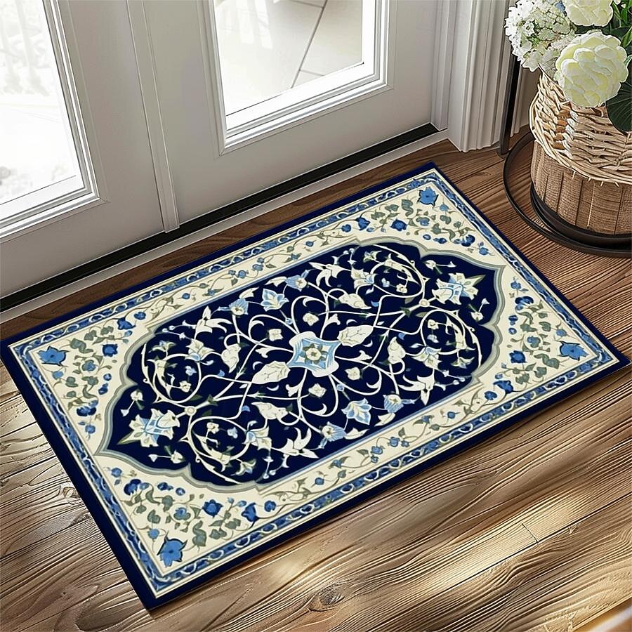 Vintage-Ramadan-Druck, Fußmatte, Fußmatten, waschbare Teppiche, Küchenmatte, rutschfester, ölbeständiger Teppich, Innen- und Außenmatte, Schlafzimmerdekoration, Badezimmermatte, Eingangsteppich 2025 - $16.99 –P8