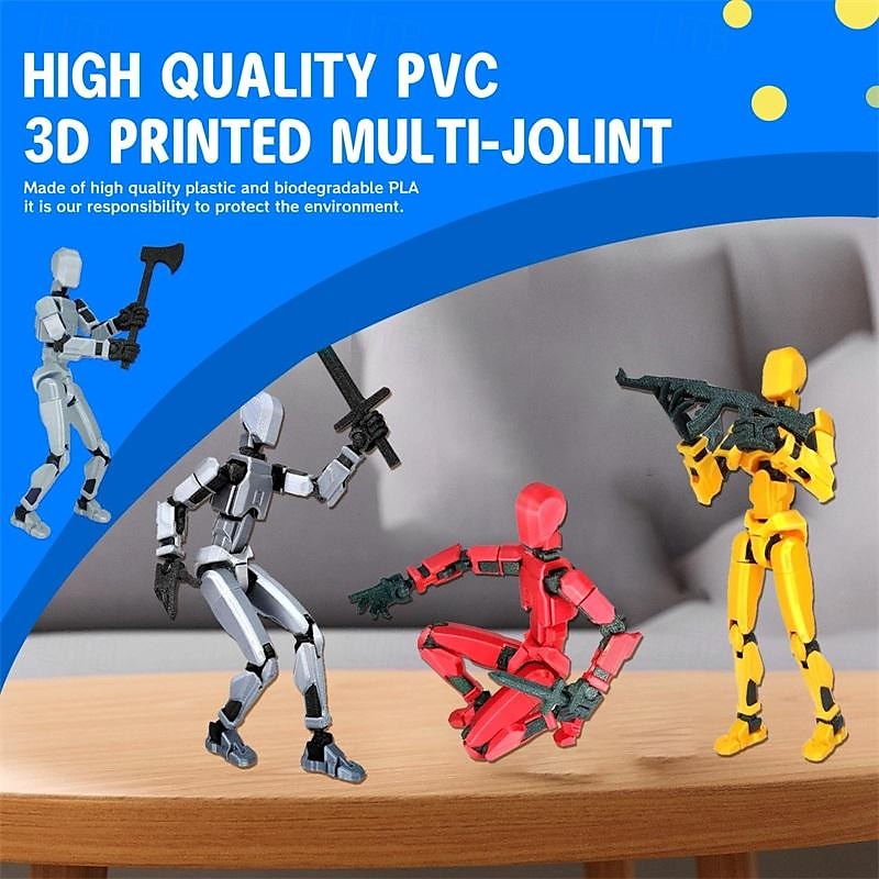 13 Action Figure T13 Action Figure 3D Printed Multi-Jointed Movable Lucky 13 Action Figure Nova 13 Action Figure Dummy 13 Action Figure Valentines Gifts for Him 2025 - $22.99 –P4