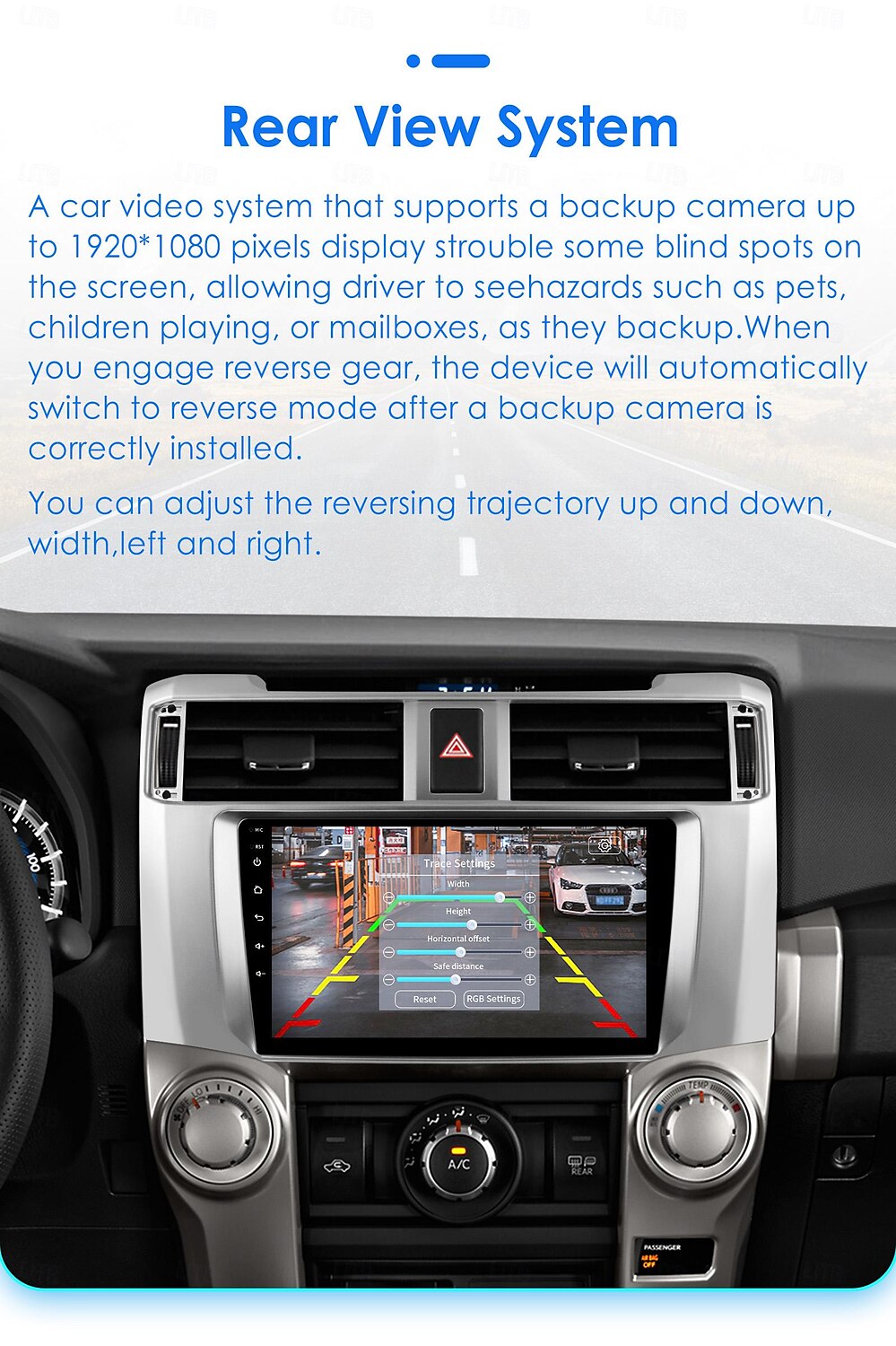 Автомобильное радио с Android 12 для Toyota 4runner 4runner 2009-2019, мультимедийный плеер, стерео, Wi-Fi, BT Carplay, головное устройство с навигацией 2025 - $264.29 –P17