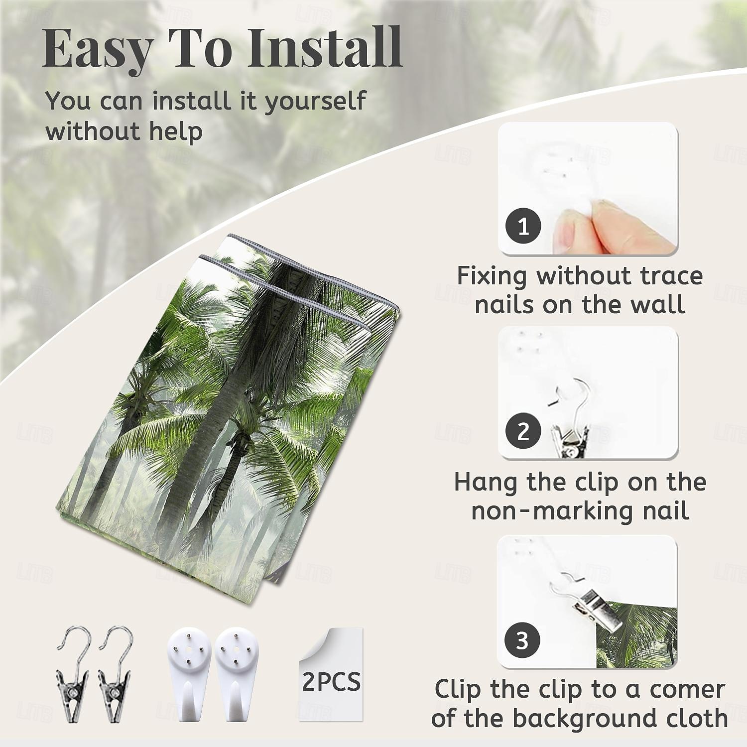pădure tropicală pădure tropicală agățată tapiserie magică natură artă de perete tapiserie mare decor mural fotografie fundal pătură perdea acasă dormitor living decor 2025 - $15.99 -P4