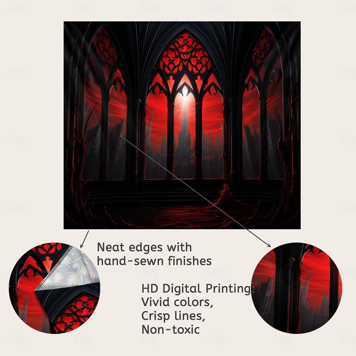 Wall Tapestries Castle Vintage Dark Punk Gothic Style Home Decor 2026 - $20.99 –P7