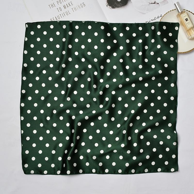 Puntíky Retro 50. léta Bandana Puntíky Dámské Plesová maškaráda Výkon Párty loučení se svobodou nevěsty Dospělí šála či šátek Celý rok 2025 - $9.49 –P8