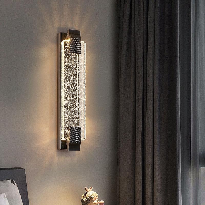 LED Crystal Wall Sconce 40/50/60/70cm Bedside Night Light, Cordless Modern Indoor Wall Light, Dimmable Wall Sconces Lighting Brass Wall Light for Bathroom Hallway Kitchen Mirror 110-120V 2026 - $371.69 –P9