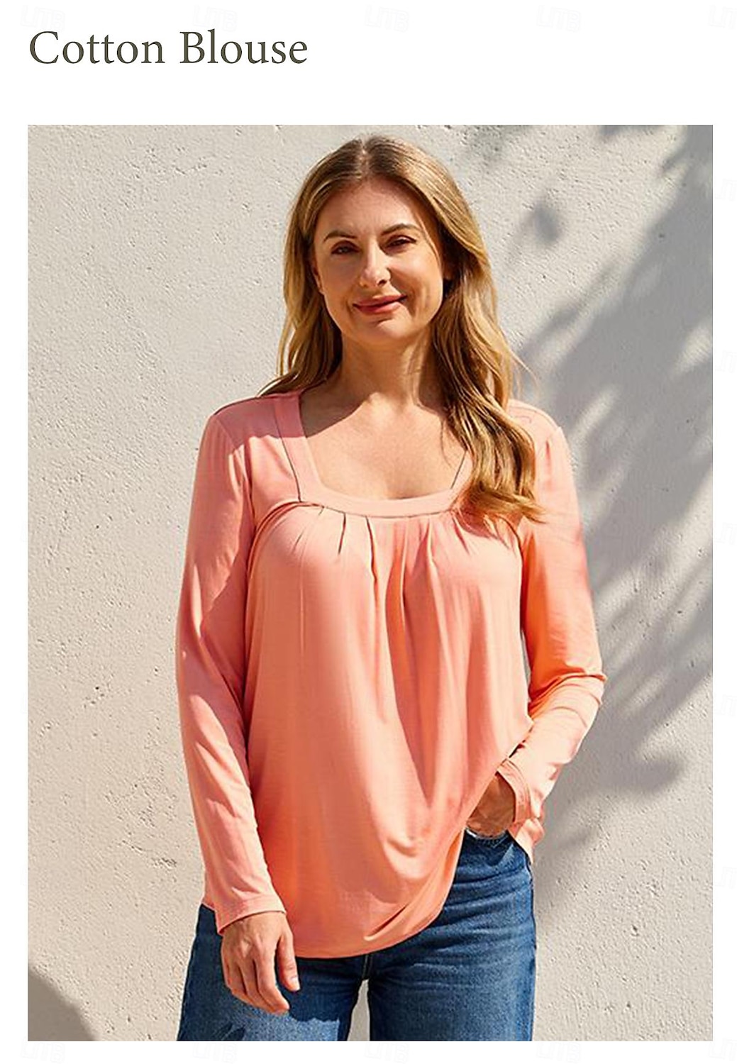 Damen T Shirt Burgunderrotes T-Shirt Elegante Oberteile Glatt Täglich Basic Strand Design Langarm Quadratischer Ausschnitt Normale Oberteile Casual Weißer langer Ärmel Blauer Langarm Schwarzer 2025 - $4.79 –P2