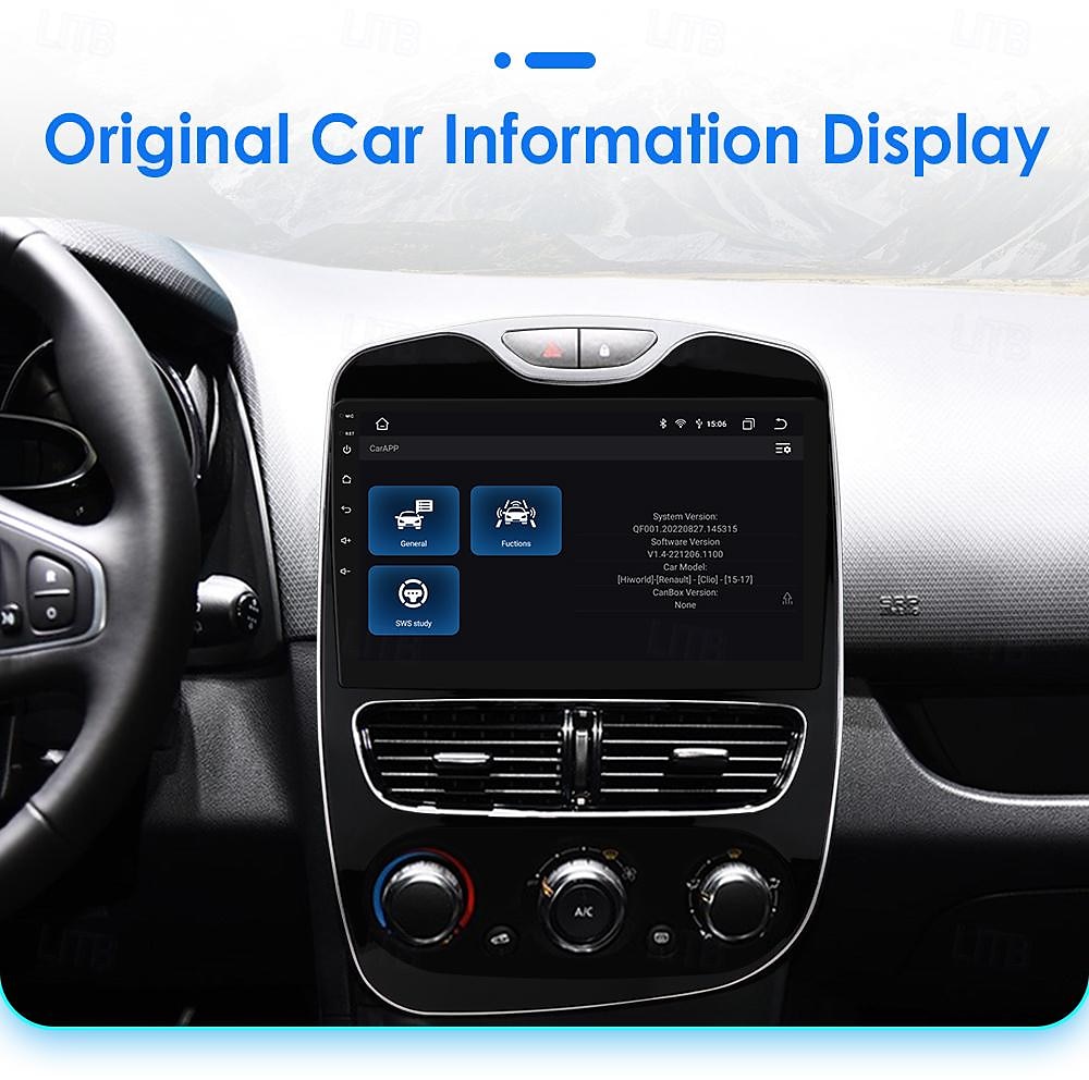 9 pollici android 12 per renault clio 4 zoe 2016-2019 riproduzione video per auto navigazione video stereo gps carplay del 2025 a $142.99 –P1
