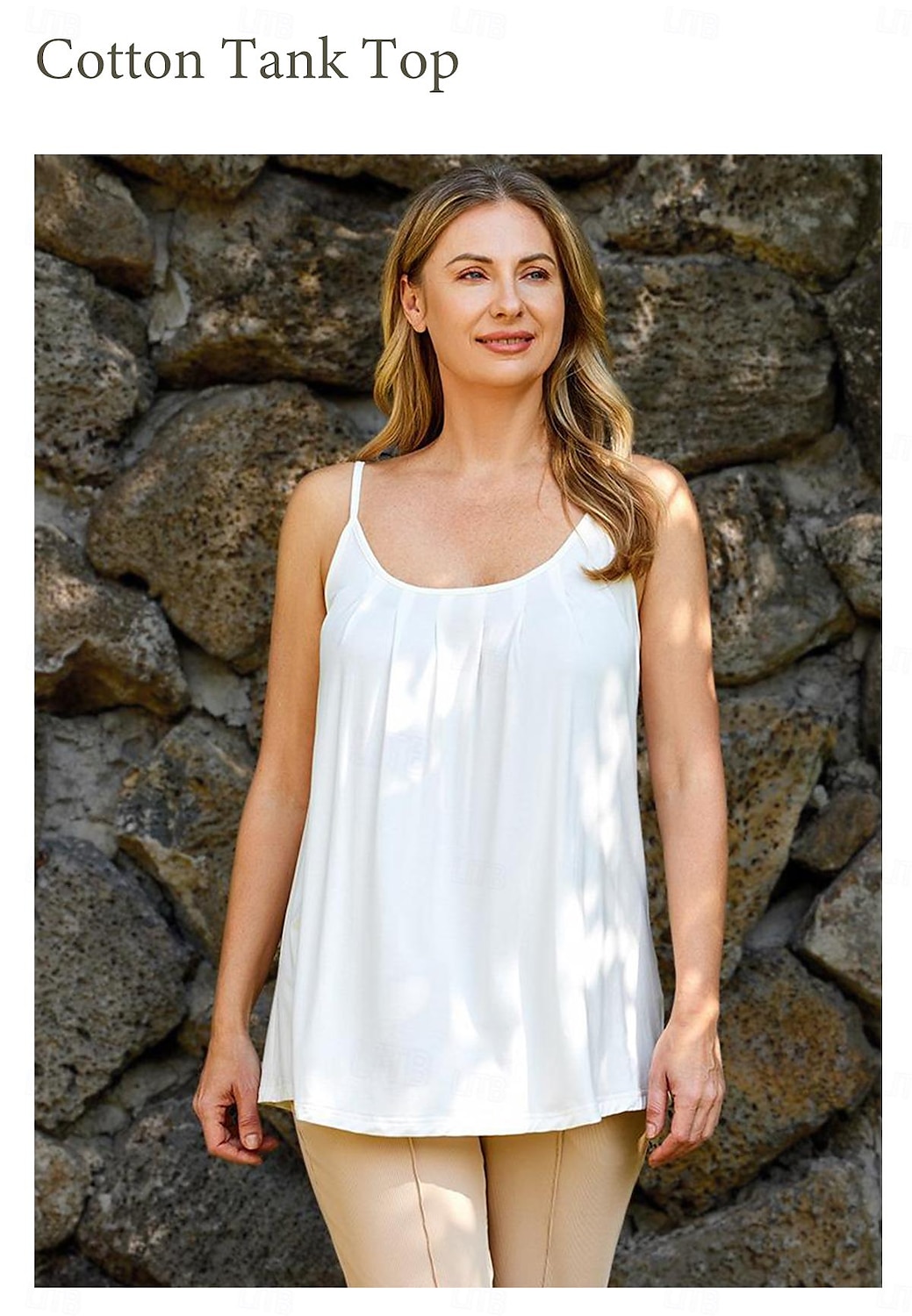 Débardeur pour femmes uni vacances hawaïen décontracté sans manches col rond hauts réguliers décontractés plage noir blanc vert clair rose vin été printemps de 2025 ? $4.99 –P3