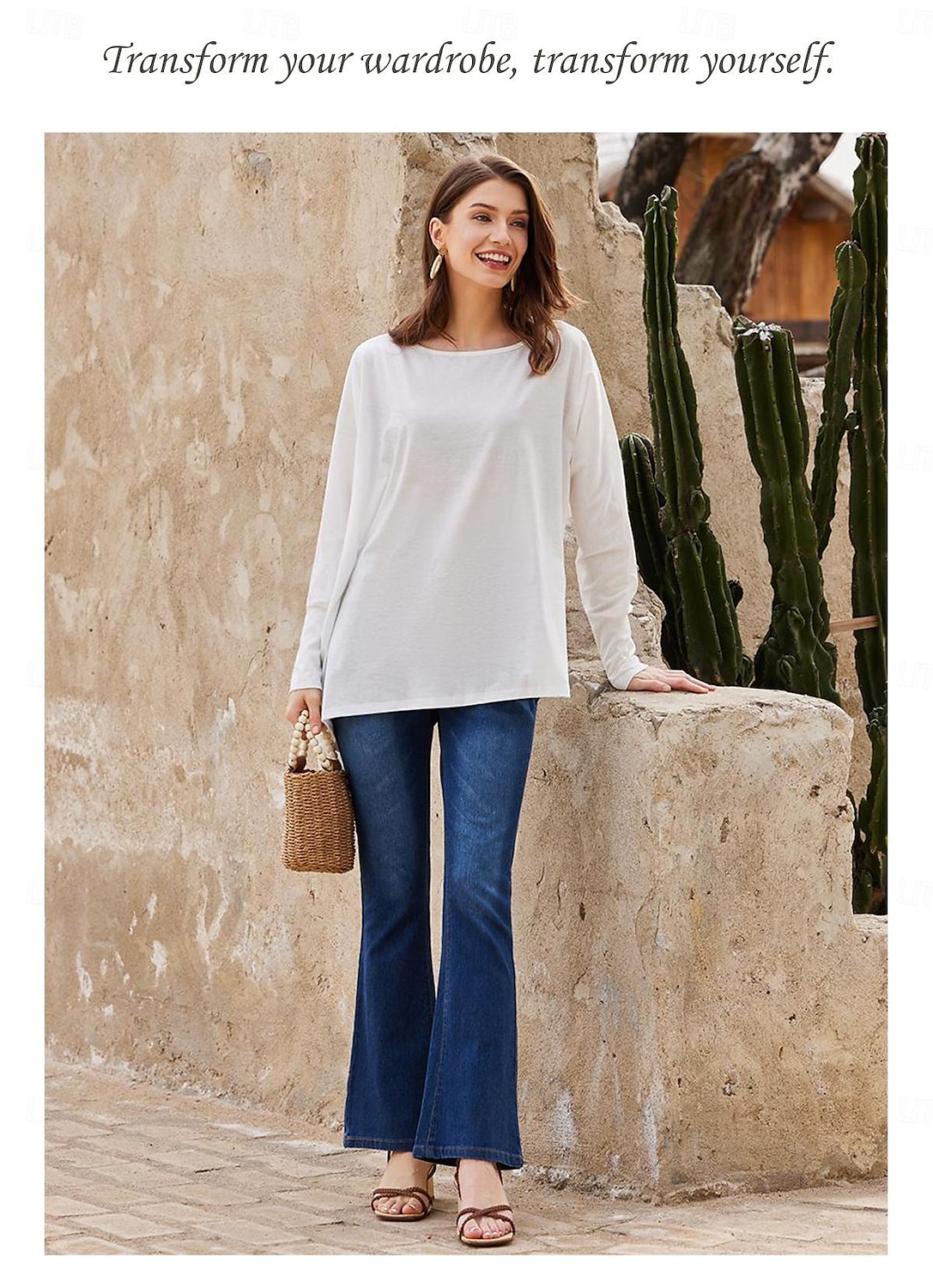 T shirt Tee Women's Darkblue Black White Solid / Plain Color Patchwork Irregular Hem Street Date Daily Classic Round Neck Regular Fit S 2025 - $38.99 –P5
