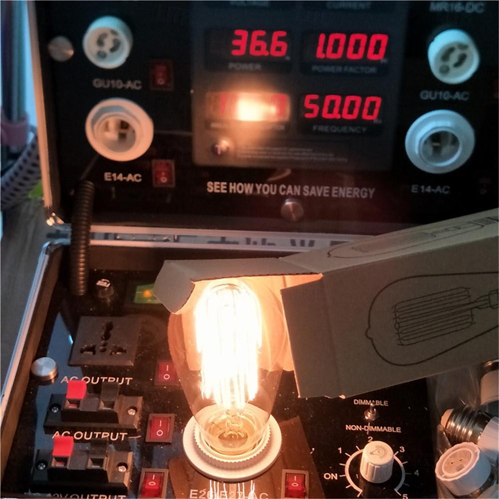 6 pièces / 3 pièces 40 W E26 / E27 ST64 Jaune chaud 2200 k Intensité Réglable / Rétro / Décorative Ampoule à incandescence Vintage Edison 220-240 V de 2025 ? $12.49 –P6