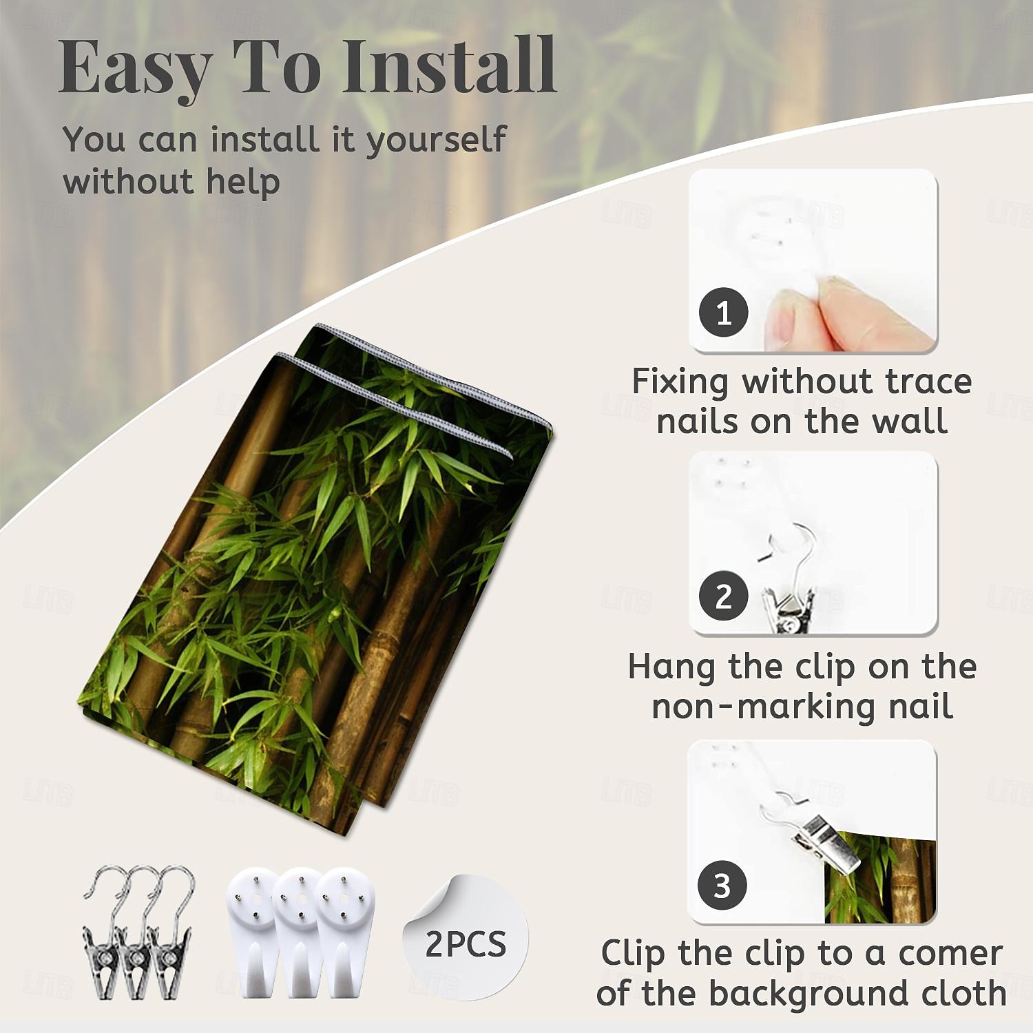 Bamboo Landscape Hanging Tapestry Wall Art Large Tapestry Mural Decor Photograph Backdrop Blanket Curtain Home Bedroom Living Room Decoration 2025 - $18.99 –P8