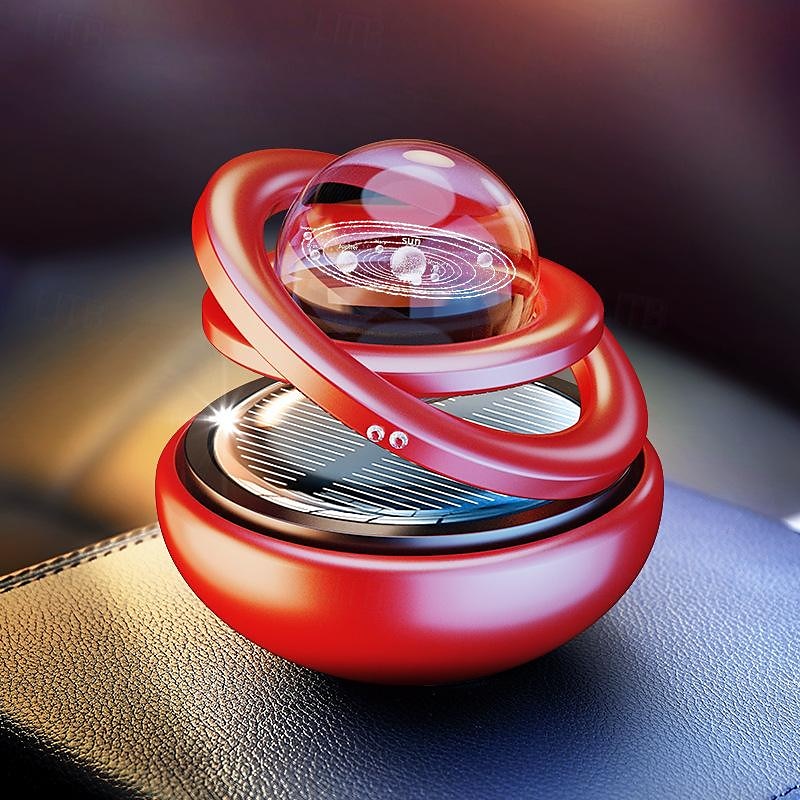 Planet car aromaterapeutický parfém - solárně poháněný osvěžovač vzduchu do auta pro muže - dlouhotrvající vůně a dekorativní design 2025 - $17.99 –P11