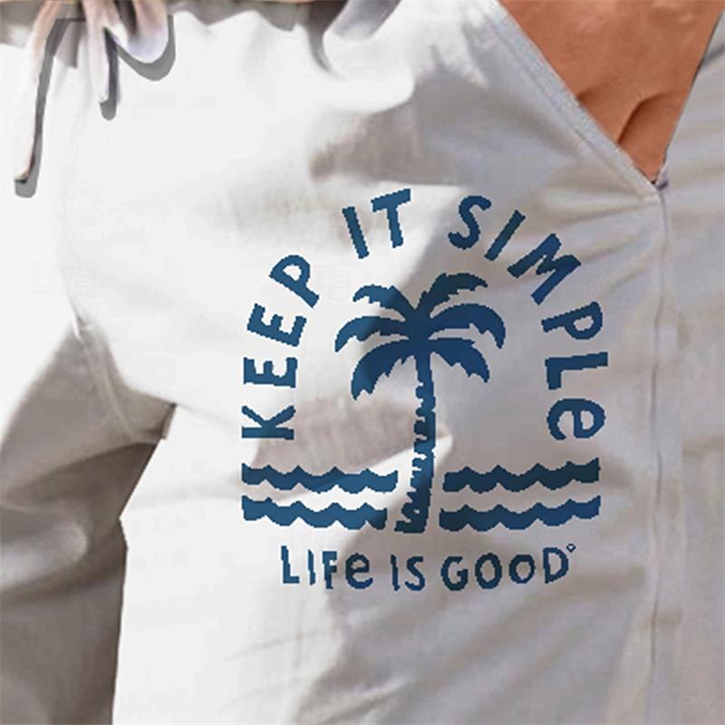 Homens Coqueiro Calção Shorts de verão Shorts de praia Cintura Média Havaiana Casual Ao ar livre Feriado Para Noite Com Cordão Cintura elástica Imprimir Designer Roupa de 2025 por $23.99 –P9