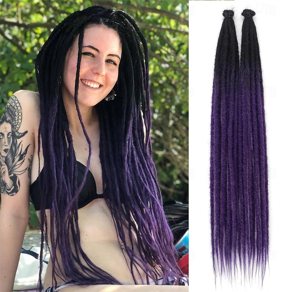 extensions de dreadlocks 24 pouces vert extensions de dreads au crochet à extrémité unique 20 brins se extension de dreadlocks synthétiques droite style hippie dreads pour femmes hommes de 2025 ? $33.99 –P7