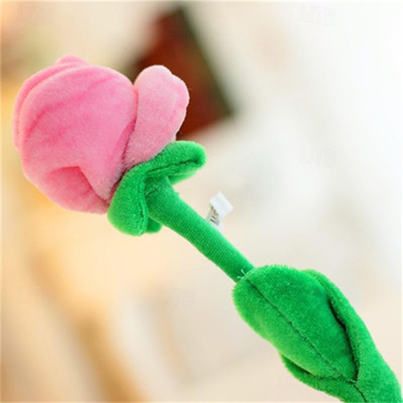 Women's Day Gifts 10 Pcs Plush Rose Flower Stuffed Rose Flower Bendable Stems Plush Bouquet Toy Soft Rose Flower 12.6 Inch For Graduation 2022 Mother's Day Valentine Mother's Day Gifts for MoM 2025 - $26.99 –P8