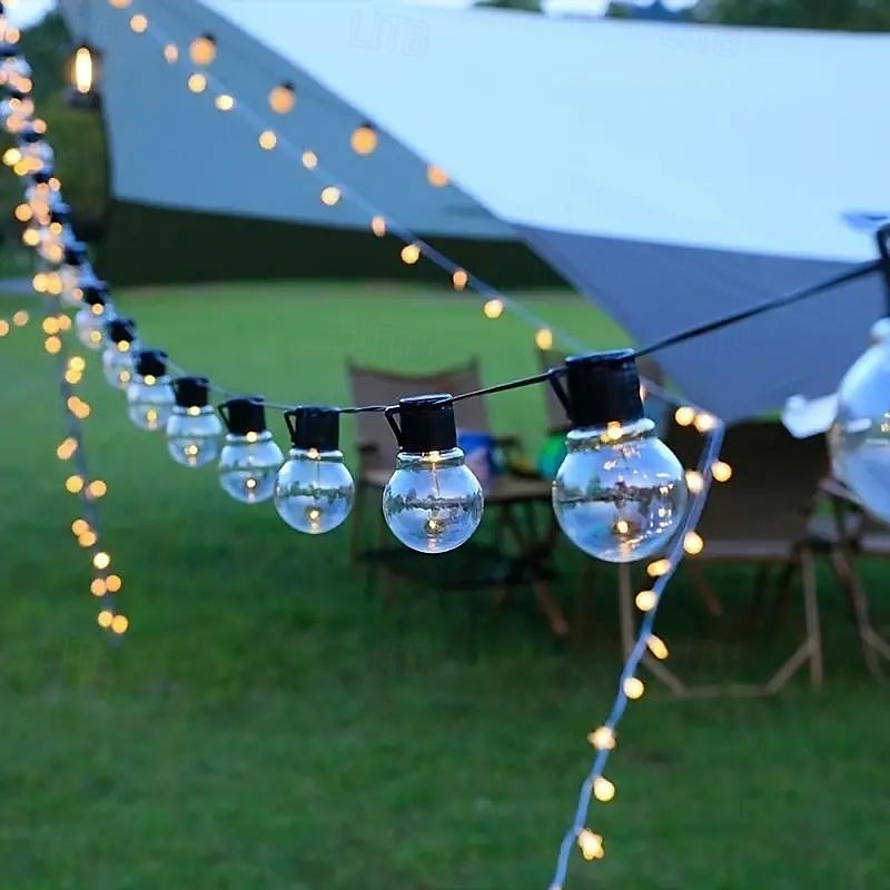 Solar Fairy Lights Outdoor 10/20/30 LED Outdoor Solar Bulbs Fairy Lights 8 Modes Waterproof IP65 Solar Powered Garden Fairy Light Lighting for Wedding Party Garden Yard Balcony 2025 - $37.99 –P11