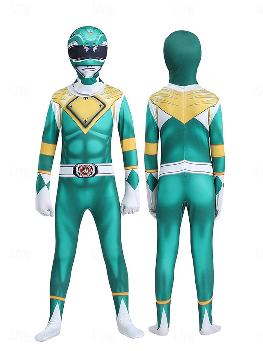 Mocní morfinští Strážci Vesmíru Tommy Oliver Cosplay kostým Kombinéza cosplay předvečer Všech svatých Filmové kostýmy for Pánské Dámské Chlapecké Dětské Dospělé předvečer Všech svatých Karneval 2025 - $29.99 –P3