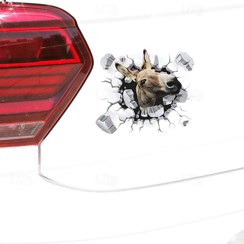 3D Car Stickers Decals Donkey Graphics Stickers PVC Vinyl Car Body Sticker Animal Funny Self-Adhesive Car Door Window Decoration Stickers 2025 - $6.99 –P2