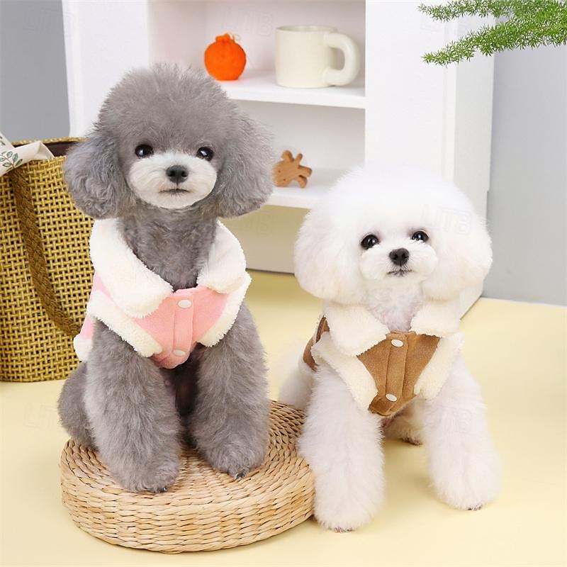 Hund Katt Kappor Jakke Elegant söt stil Vinter Andningsfunktion Mjuk Tvättbar Bekväm Tjock Semester Vardag Helgdag Ledigt / vardag Helgen Hundkläder for Katt Hund Hes Labrador alaskan malamute 2025 - $23.99 –P6